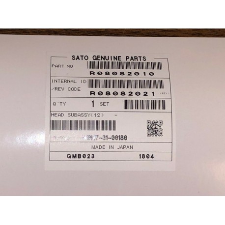 SATO R08082010 Thermal Printhead S8412