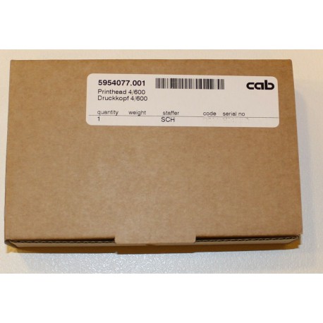 Cab 5954077.001 Thermal Printhead for A4+/600